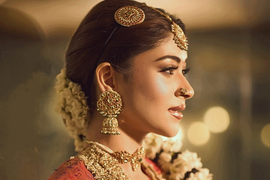 Nandini Gupta representing Indian culture at Miss World 2025 in Hyderabad