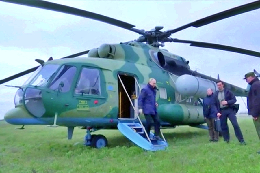 Ukraine Targets Putin’s Helicopter, Russia Claims Foiled Drone Attack
